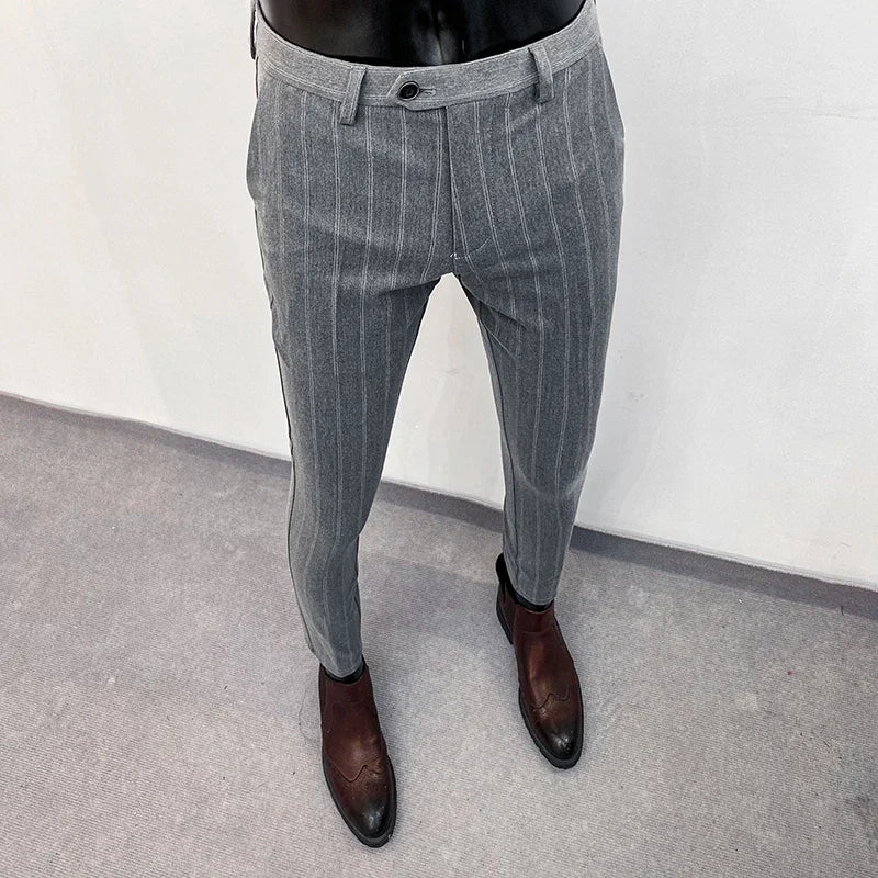 Men Suit Pants Formal Trousers