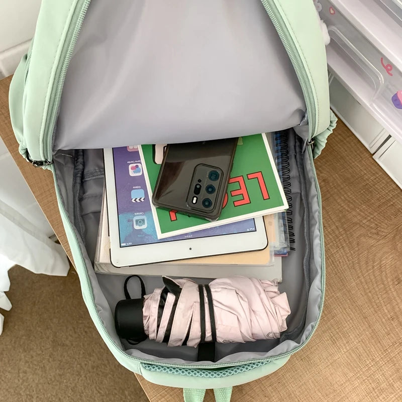 Waterproof College Backpack Trendy Women