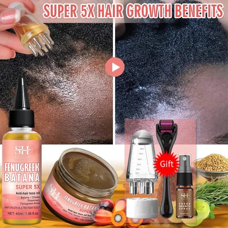 5x Batana Hair Growth