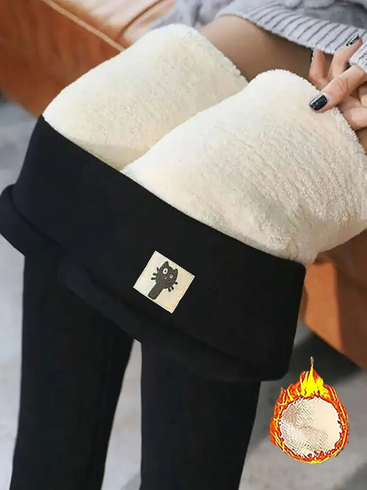Winter Thicken Warm Leggings Women