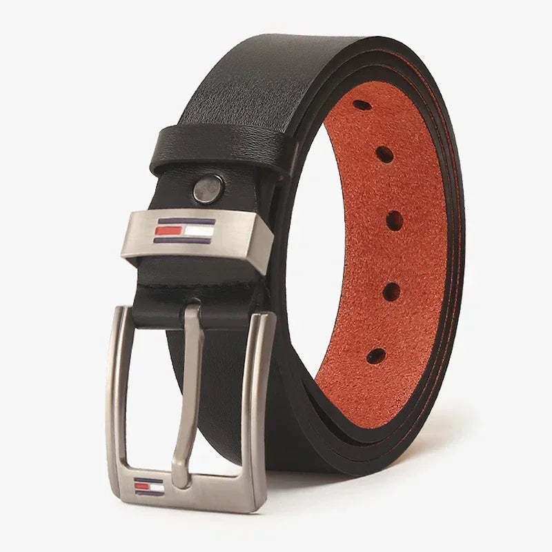 High Quality Men Belt Alloy Square