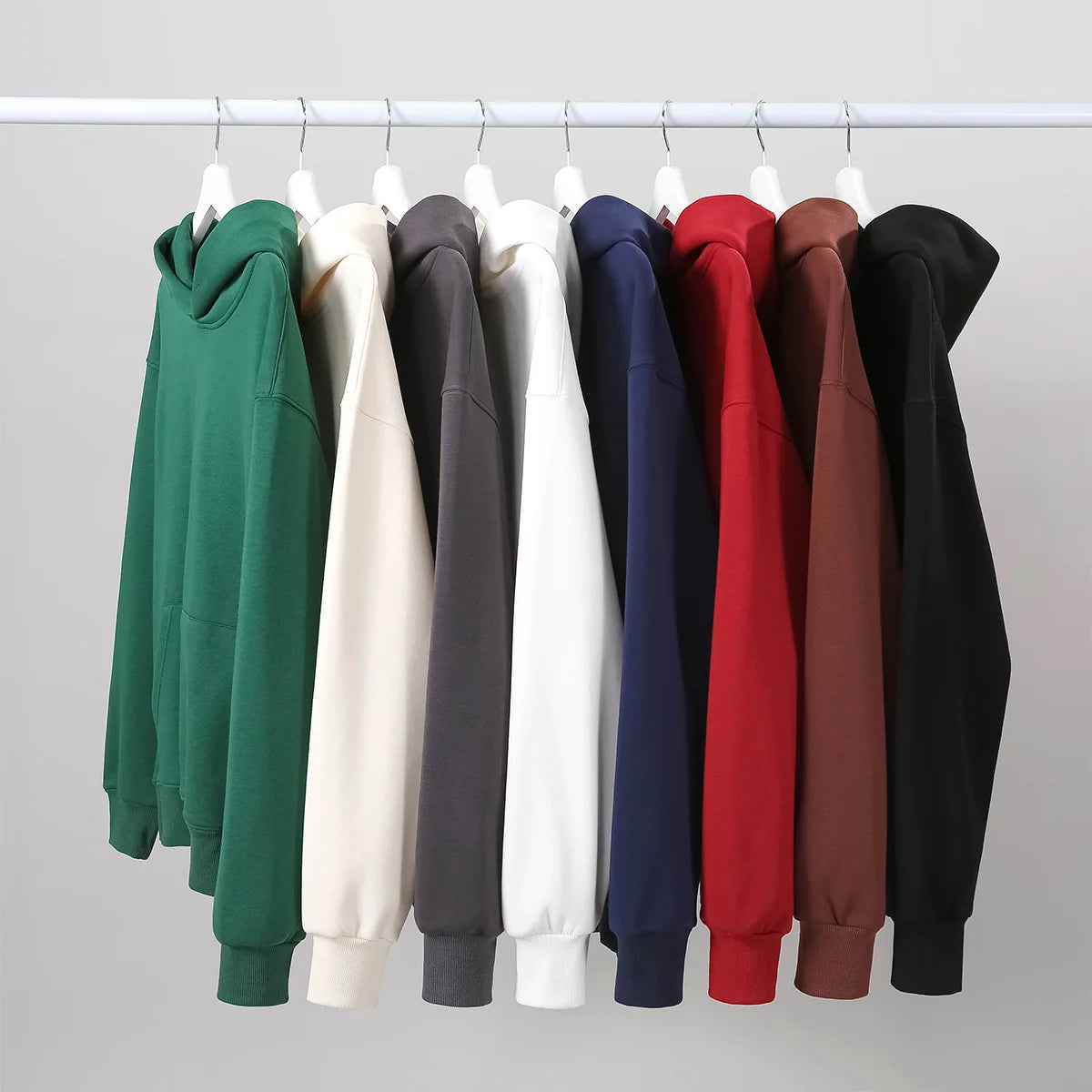 Men Thickened Tight Polar Fleece Pullover Hoodie Women Sweatshirt