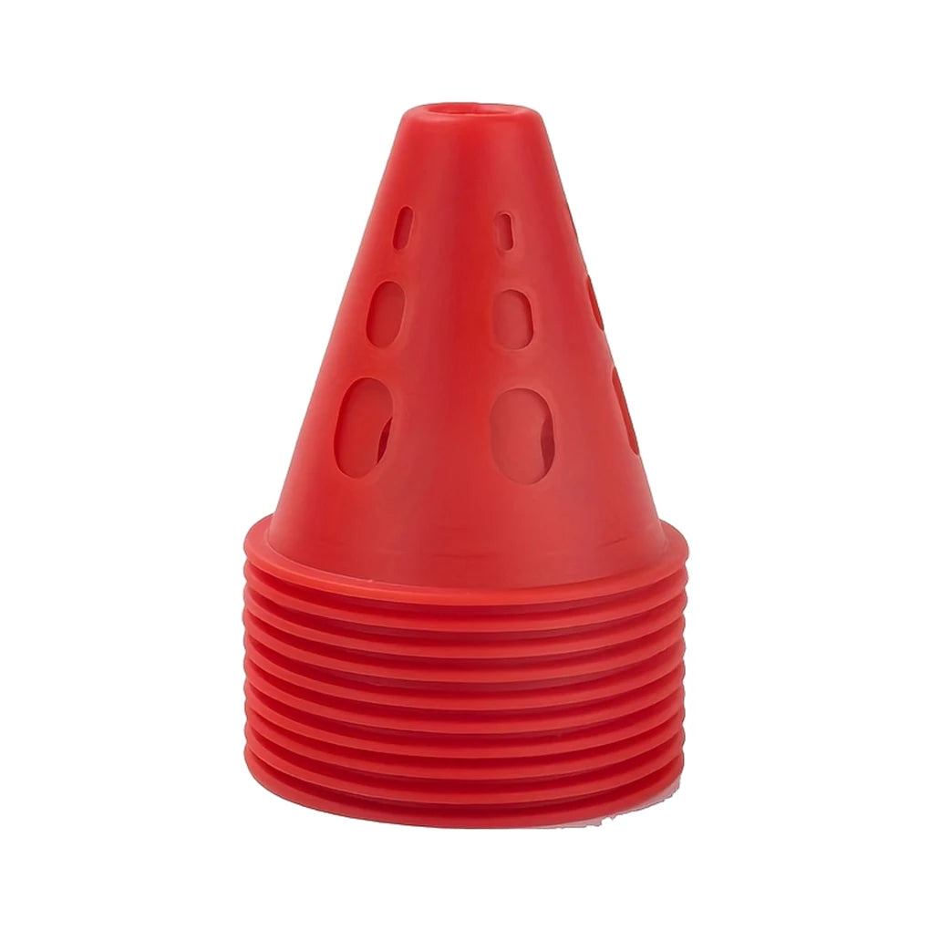 10pcs Plastic Marking Training Road Cone Traffic Control Solution For Soccer Training And Stadium pink