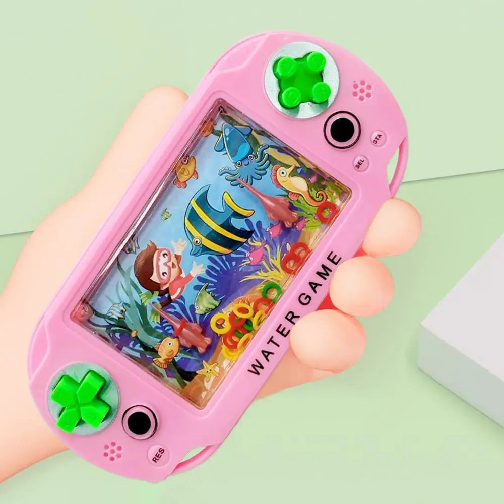 Stress relief toys Water Ring Game  Nostalgic Throwing Ring Toy  Handheld Water Games Toys Birthday for Kids