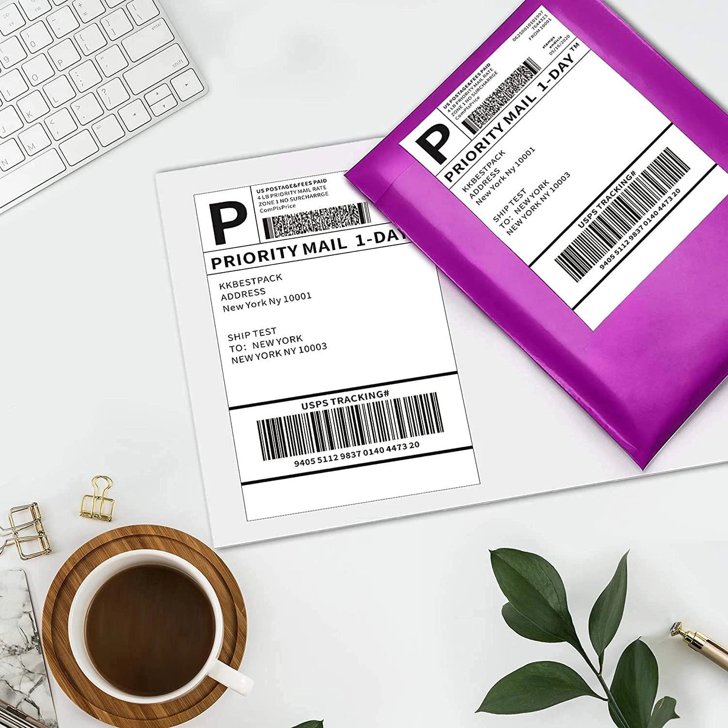 4"x6" inch Thermal Label Paper 100x150mm 100/500PCS For Thermal Shipping Labels DHL UPS Express Barcode