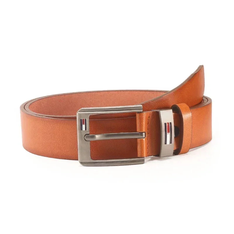 High Quality Men Belt Alloy Square