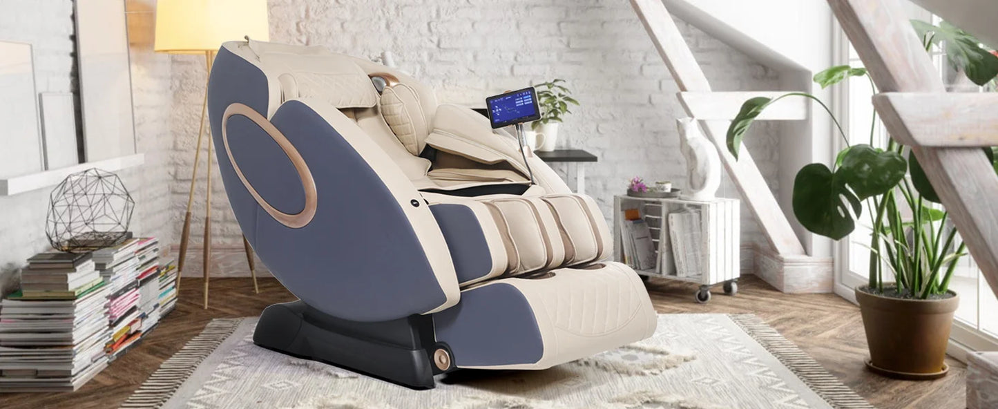 APP Control 4D Massage Chairs SL-Track Full Body Shiatsu Recliner