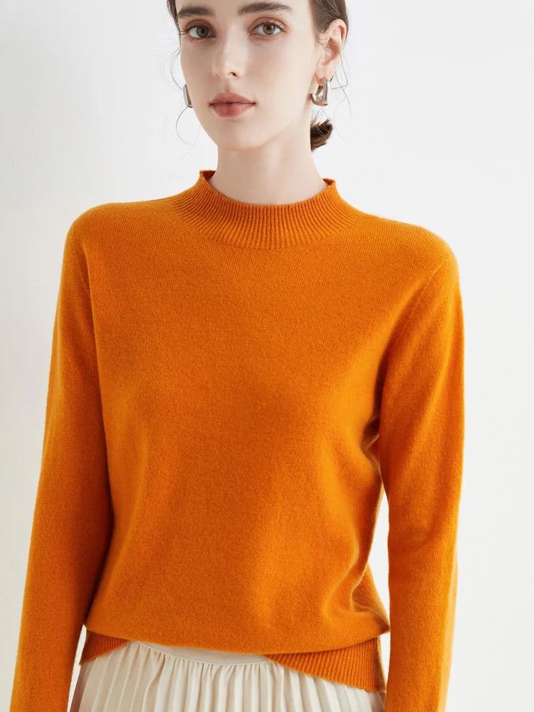 Women Casual Knitwear Female Clothing Basic Soft Tops
