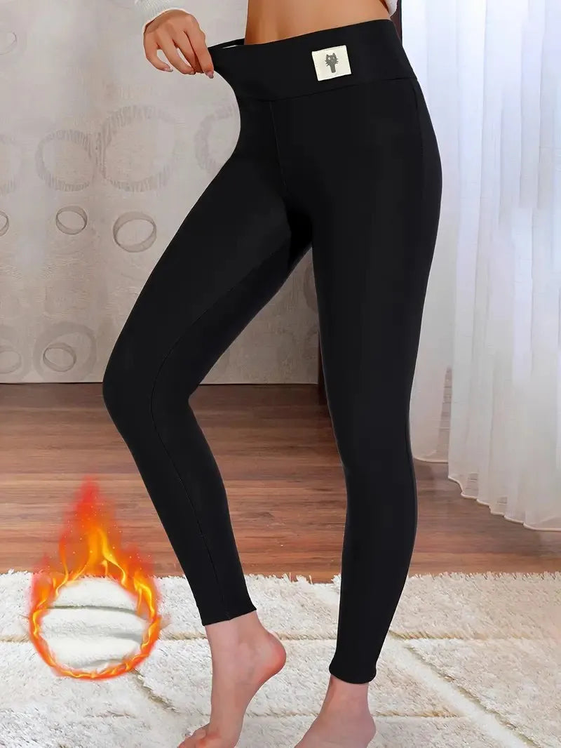 Winter Thicken Warm Leggings Women