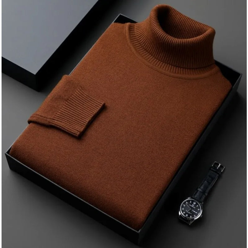 Long Sleeve Pullover Solid Color Trend Men Clothing