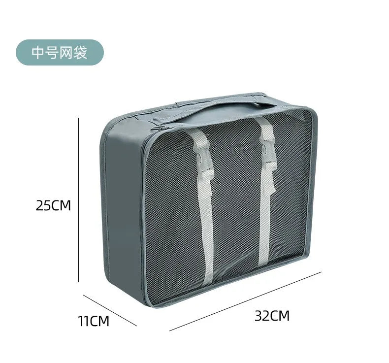 7/8/9/10 Pcs Set Travel Organizer Storage Bags