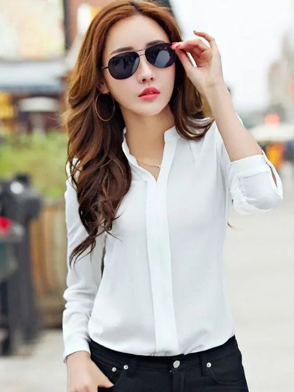 Long Sleeve Shirt Women Autumn Clothing Fashion
