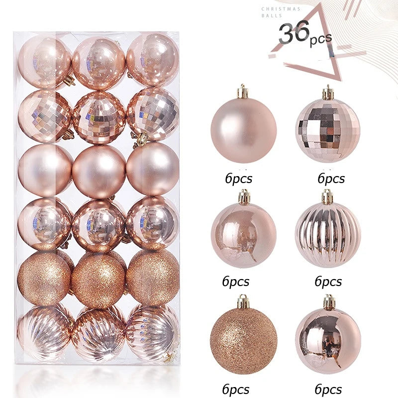 36pcs 4cm Christmas Balls