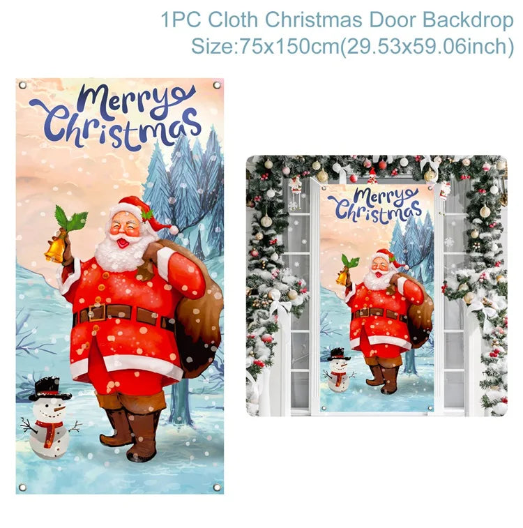 Christmas Hanging Flag Merry Christmas Decoration