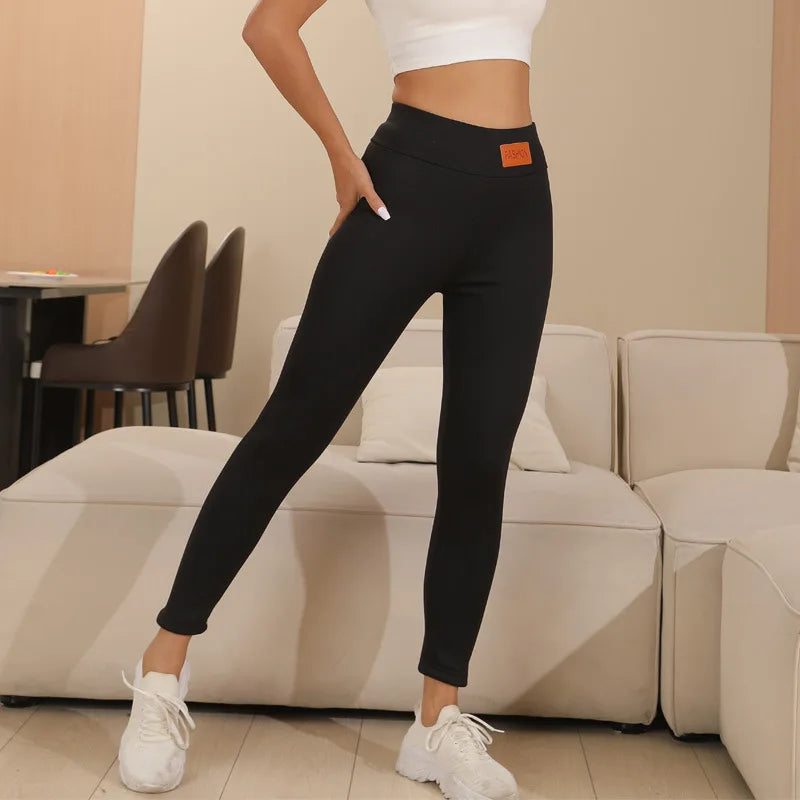 Winter Thicken Warm Leggings Women
