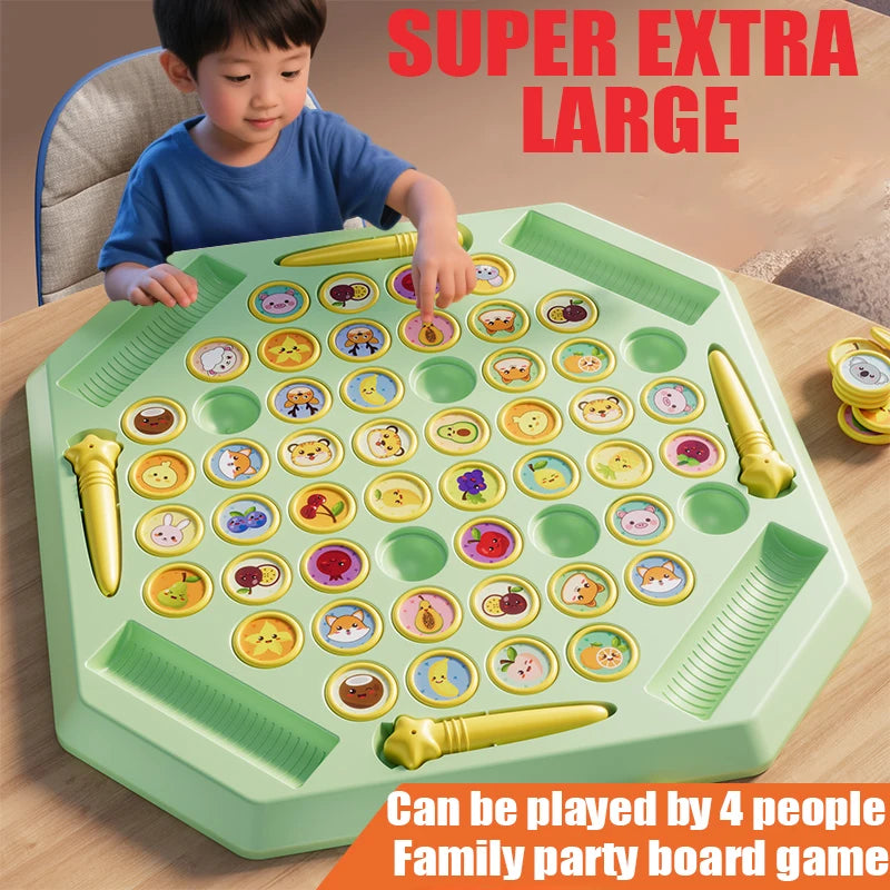 Animal Flip Chess Fun Memory Game Board Games Parent-Child Interactive Family Party Board Games Children Adult Social Table Game