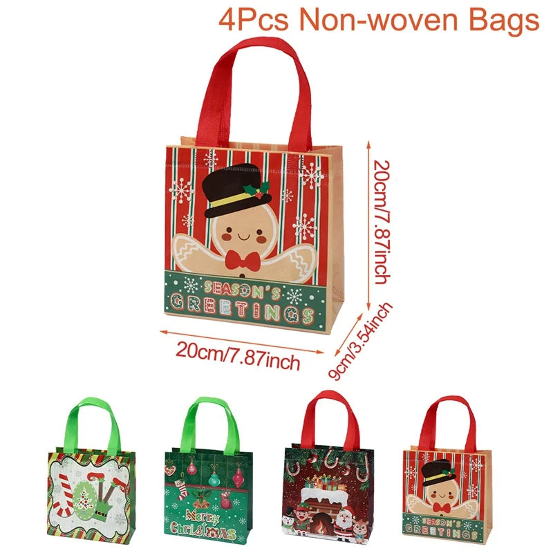 4pcs Christmas Gift Bags