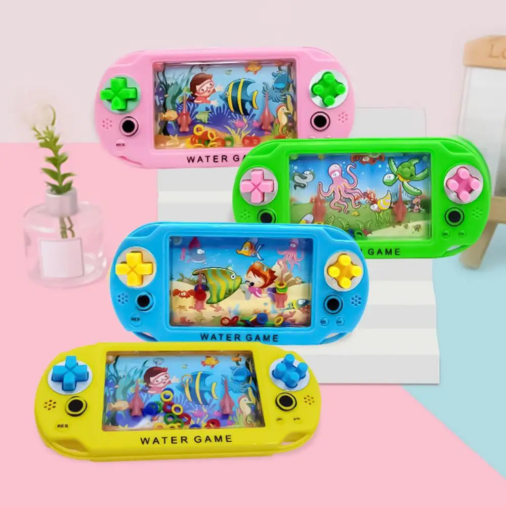 Stress relief toys Water Ring Game  Nostalgic Throwing Ring Toy  Handheld Water Games Toys Birthday for Kids