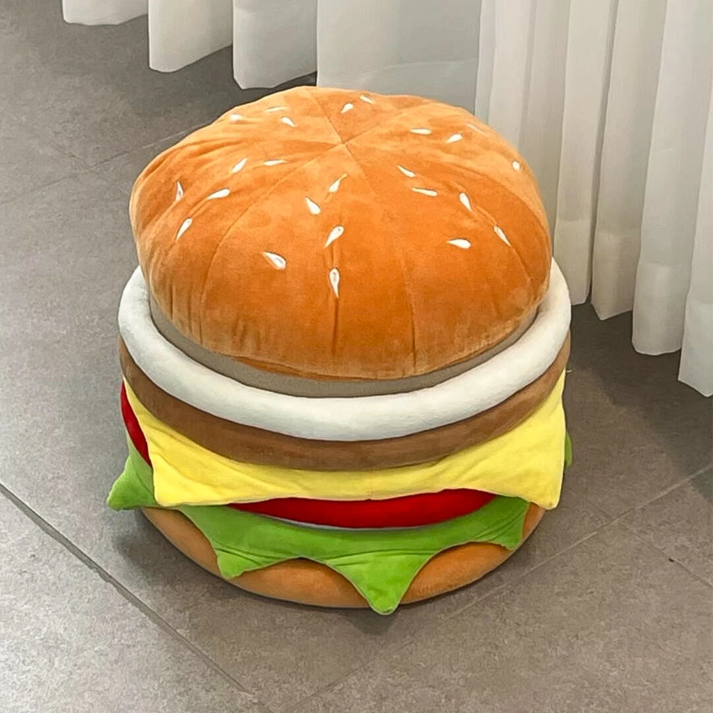 nordic Interior Hallway Living room hamburger Storage makeup stool luxury Footrest makeup low Shoe changing stool furniture