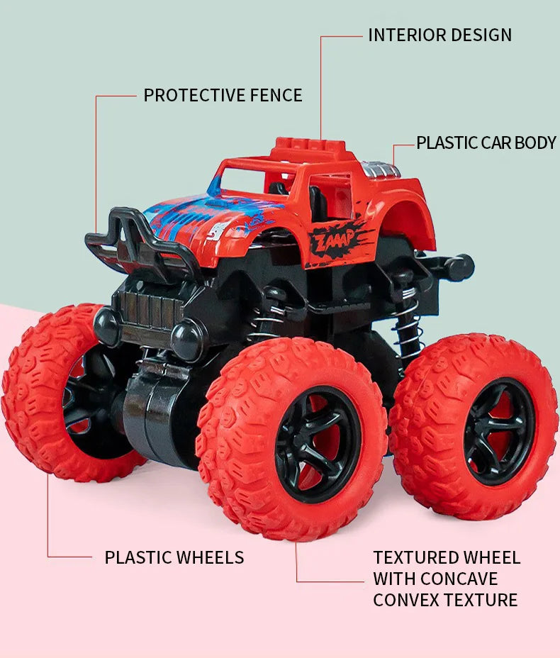 4PCS/2PCS/1PC Inertial off-road vehicle toys - suitable for Halloween, Christmas, boys and girls gifts