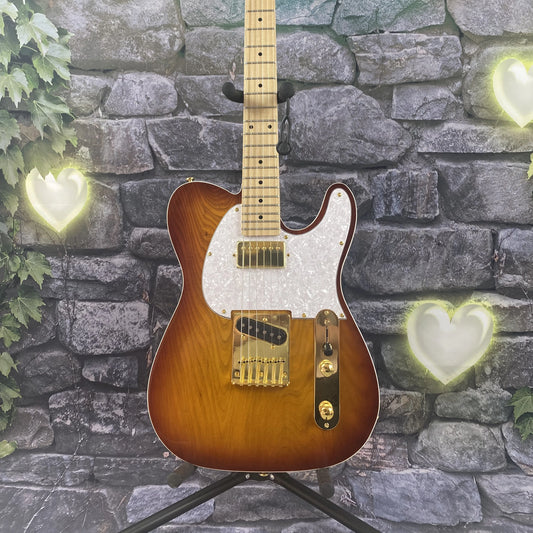IN STOCK 6-string electric guitar, maple fingerboard, HS pickups, basswood body 22 frets