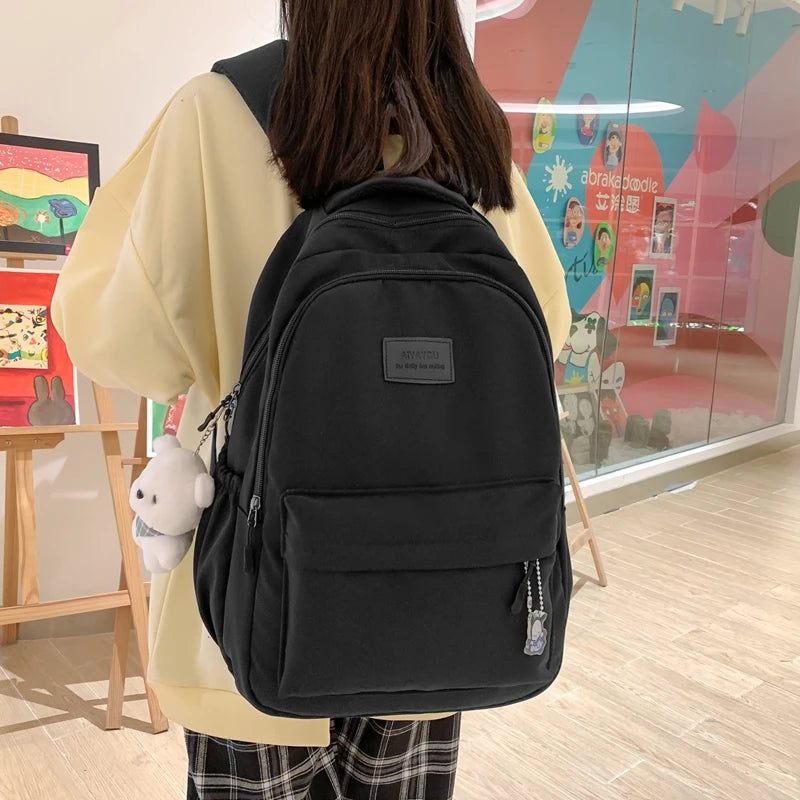 Waterproof College Backpack Trendy Women