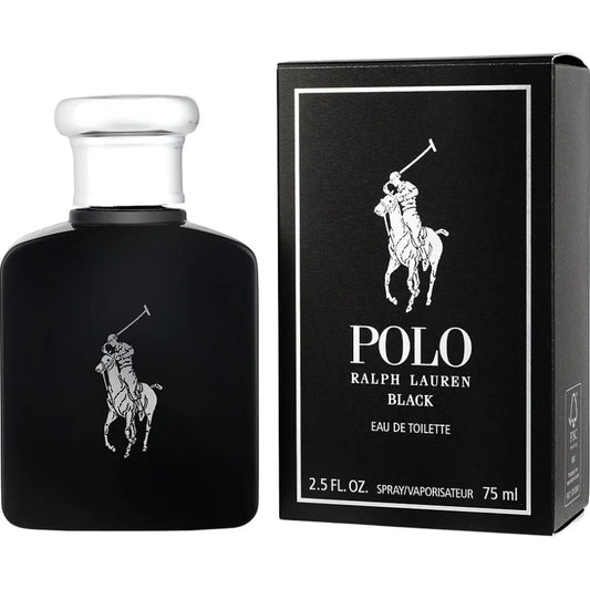 Polo Black men Eau De Toilette Spray 75ml  Woody Fougère Fragrance Original Long-Lasting Scent