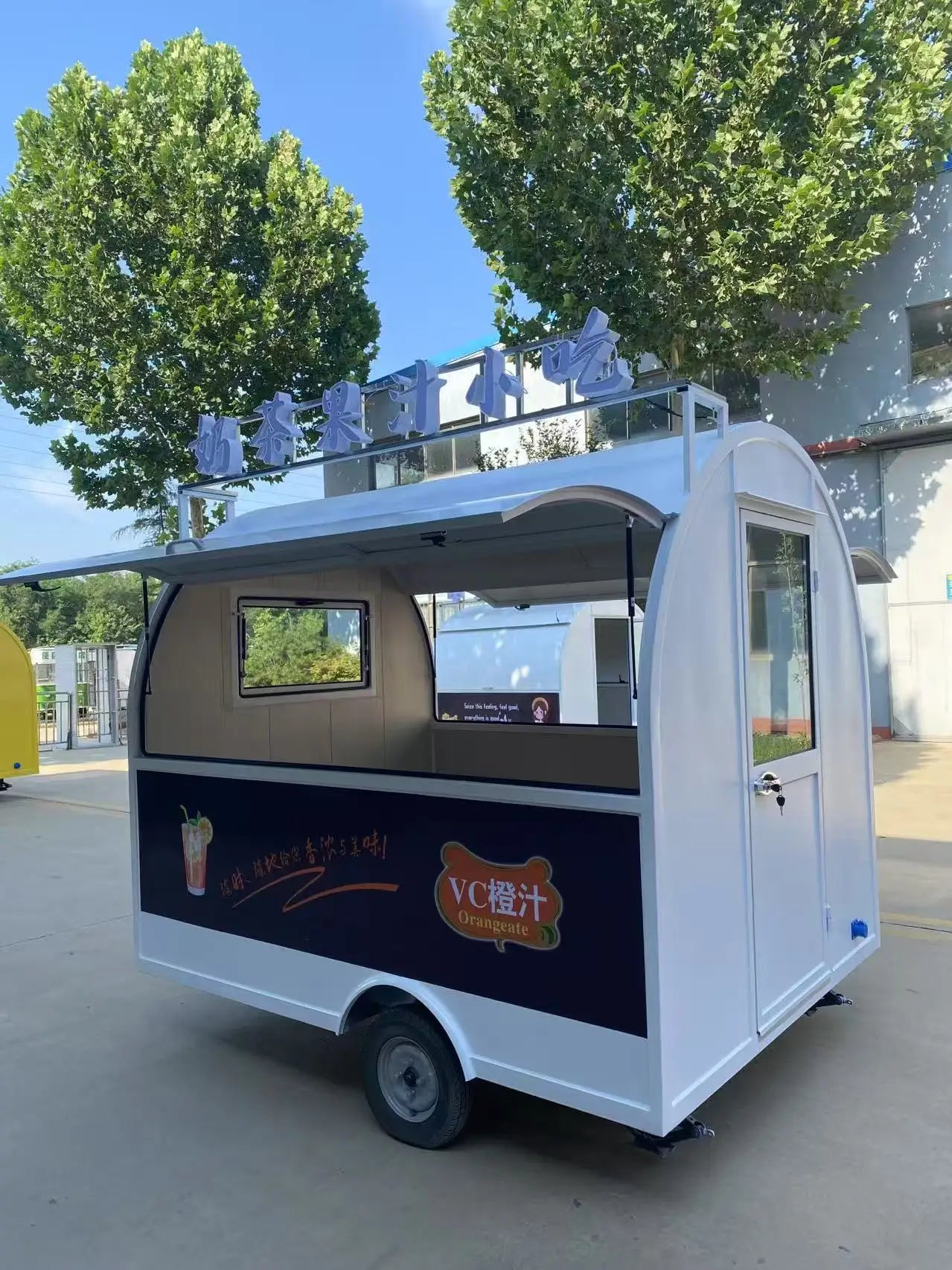 Fully Equipped Fast Food Truck for Sale Mobile BBQ Ice Cream Coffee Cart for Snacks Candy Chips food trailer truck for sale