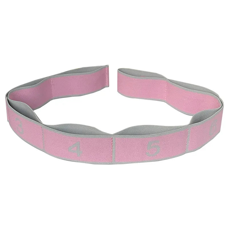 Yoga Pull Strap Belt Polyester Latex Elastic Latin Dance Stretching Band Loop Yoga Pilates GYM Fitness Exercise Resistance Bands