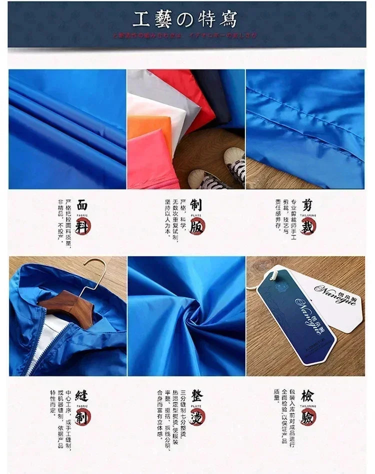 2025 New European and American men's fashion jacket, windproof and waterproof zipper hooded overcoat, spring and winter outdoor