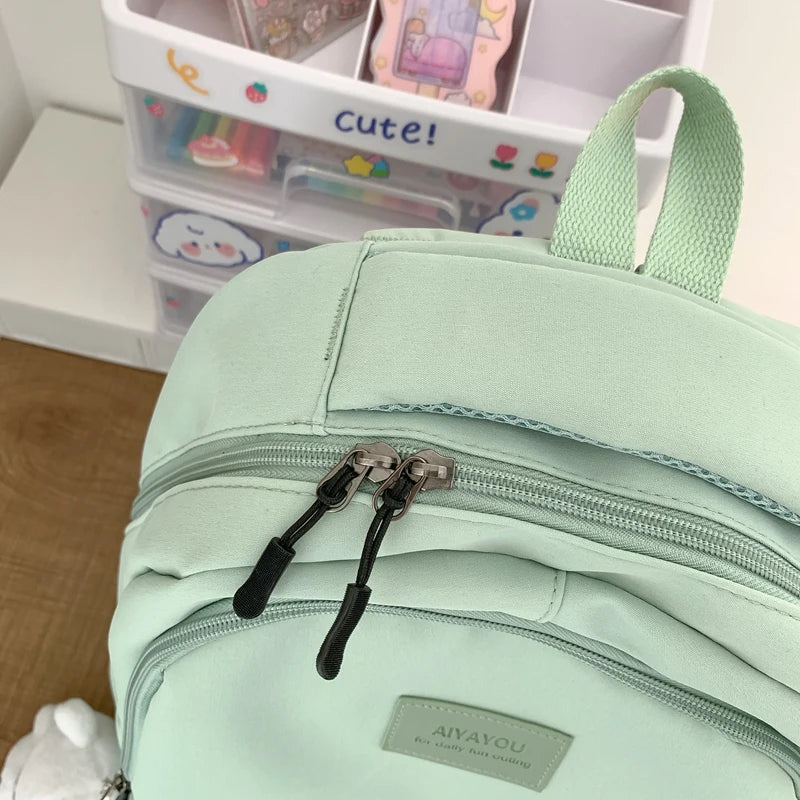 Waterproof College Backpack Trendy Women