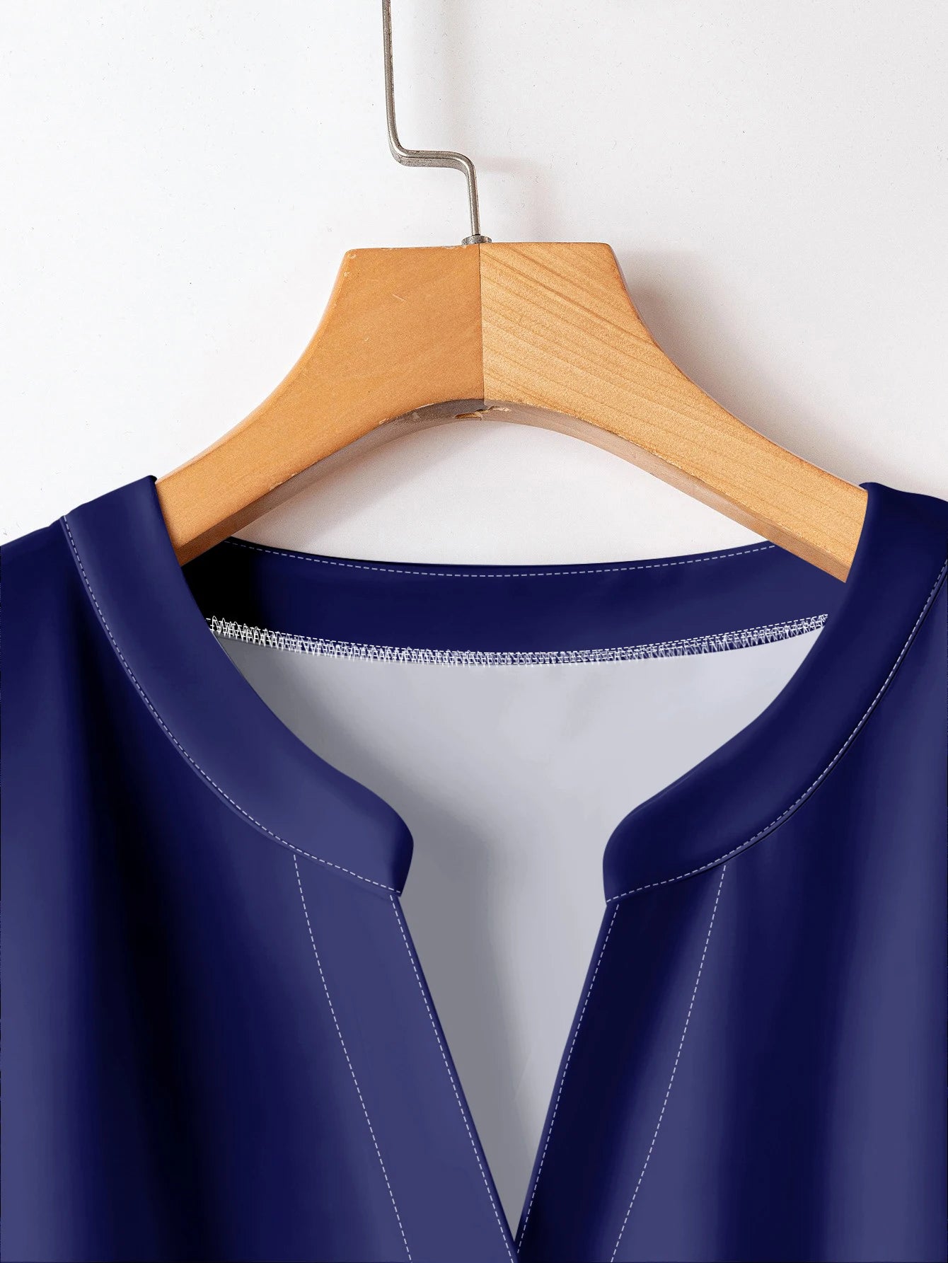 V Neck Button Elegant Loose Office Party 2 Pieces Set For Woman