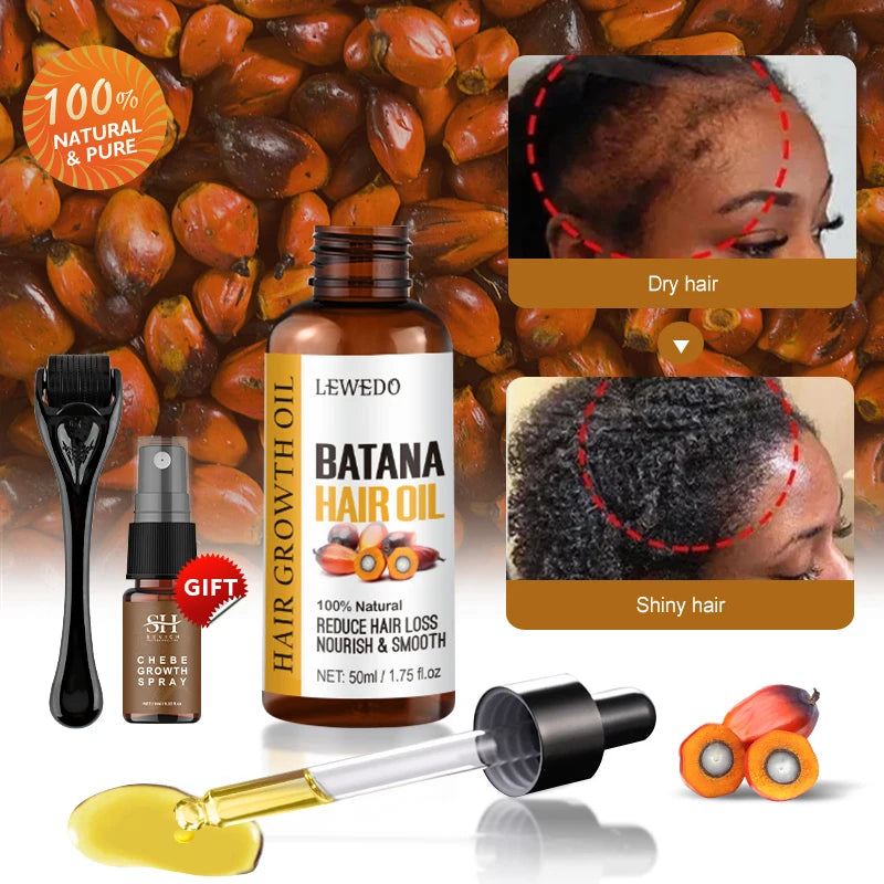 Natural 100% Pure Batana Oil For Hair Growth