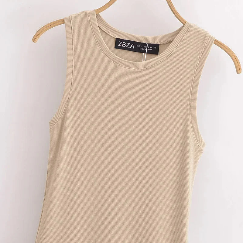 HXAO Women's Black Long Dresses Sleeveless Elegant Dresses Fashion Casual Vintage Party Khaki Dresses