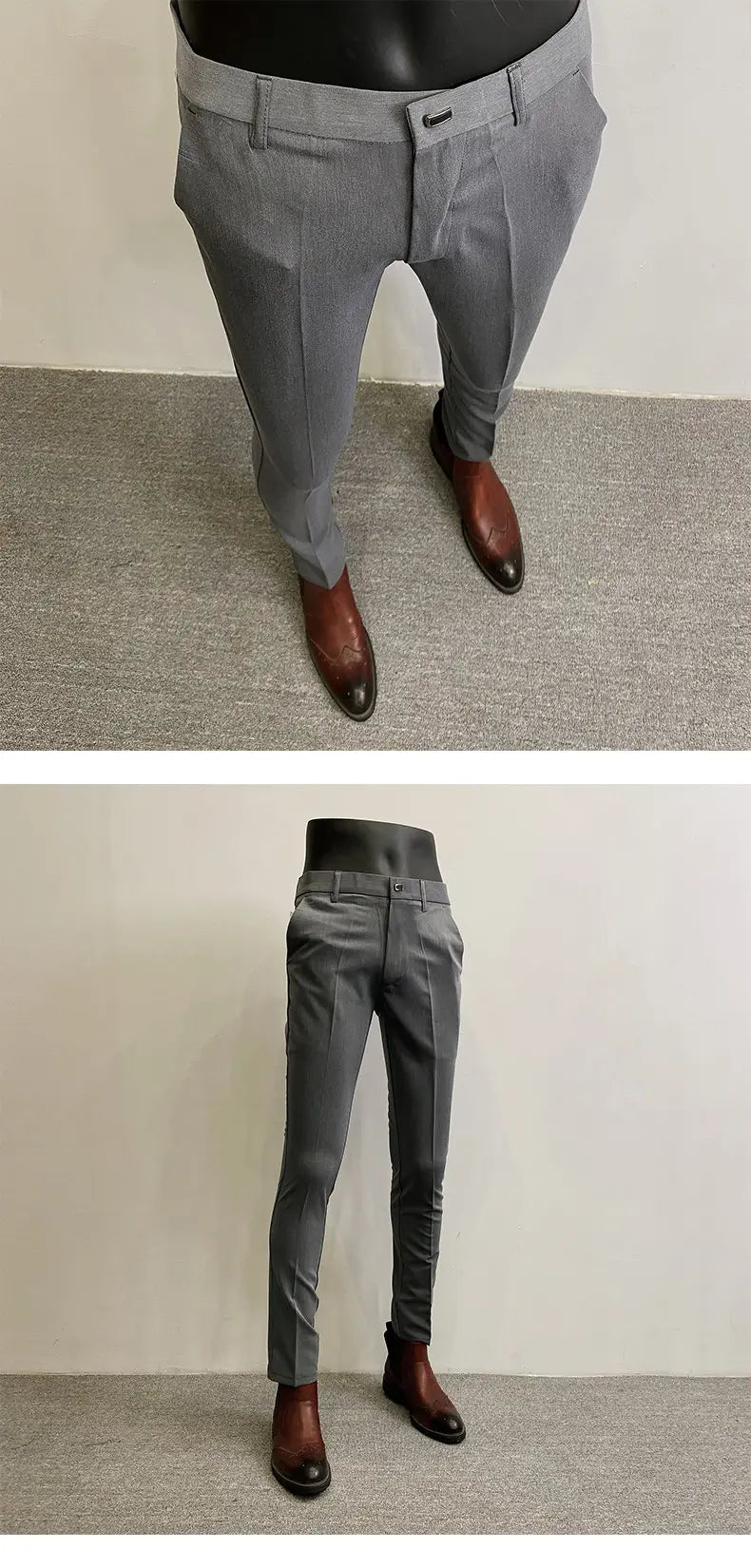 Men Suit Pants Formal Trousers