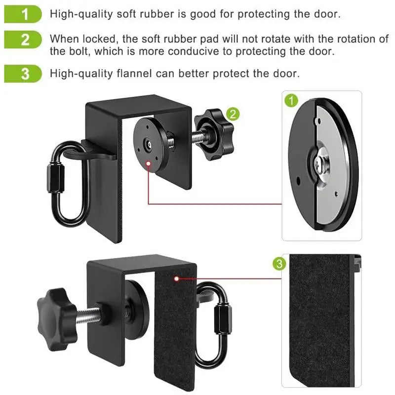 Resistance Bands Door Anchor Heavy Duty Steel Door Mount Anchors Attachment