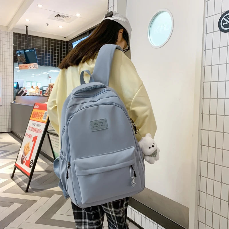 Waterproof College Backpack Trendy Women