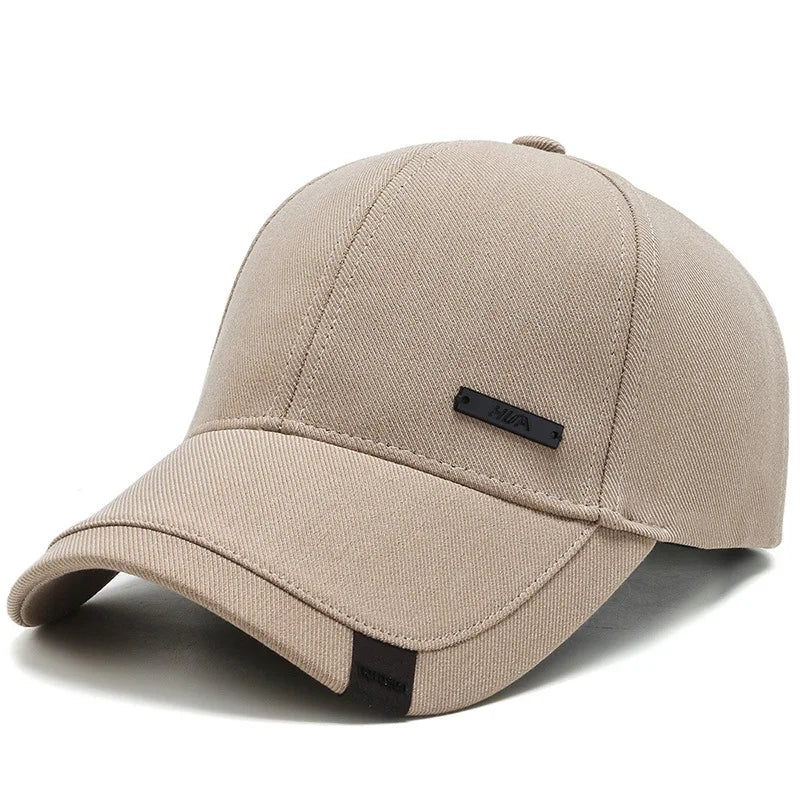 Unisex Hua Label Baseball Caps Hip Hop Cap Spring and Autumn Outdoor Adjustable Casual Hats Sunscreen Hat
