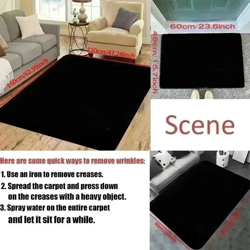 Christmas Red Santa Claus Truck Pattern Carpet Door Mat Door Mat Mat Living Room Carpet Christmas Decoration Room Home Decor