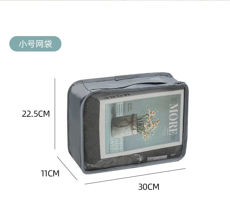 7/8/9/10 Pcs Set Travel Organizer Storage Bags