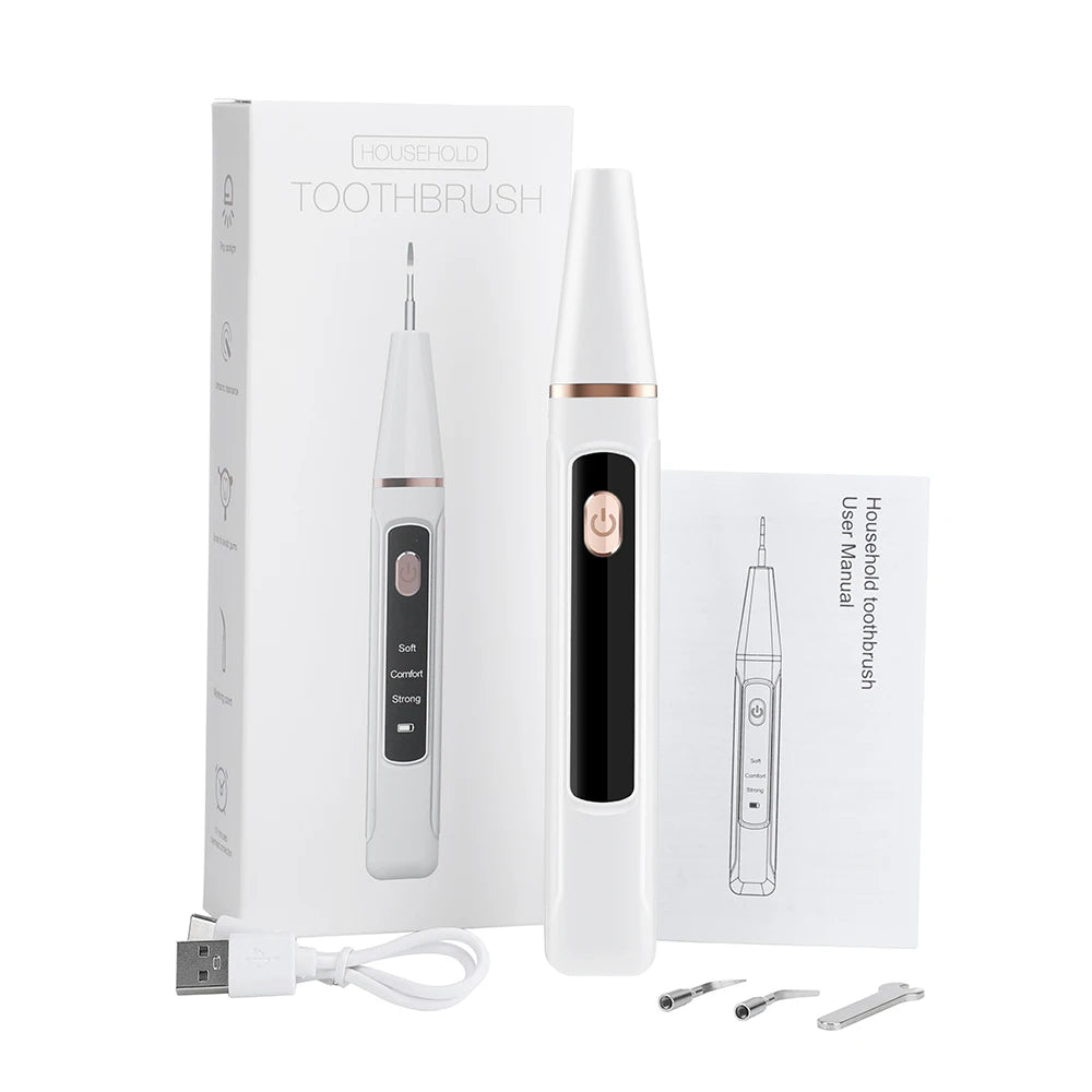 Dental Scaler For Teeth Tartar Remover Electric Teeth Cleaner Tooth Calculus Plaque Remover Ultrasonic Dental Stone Removal