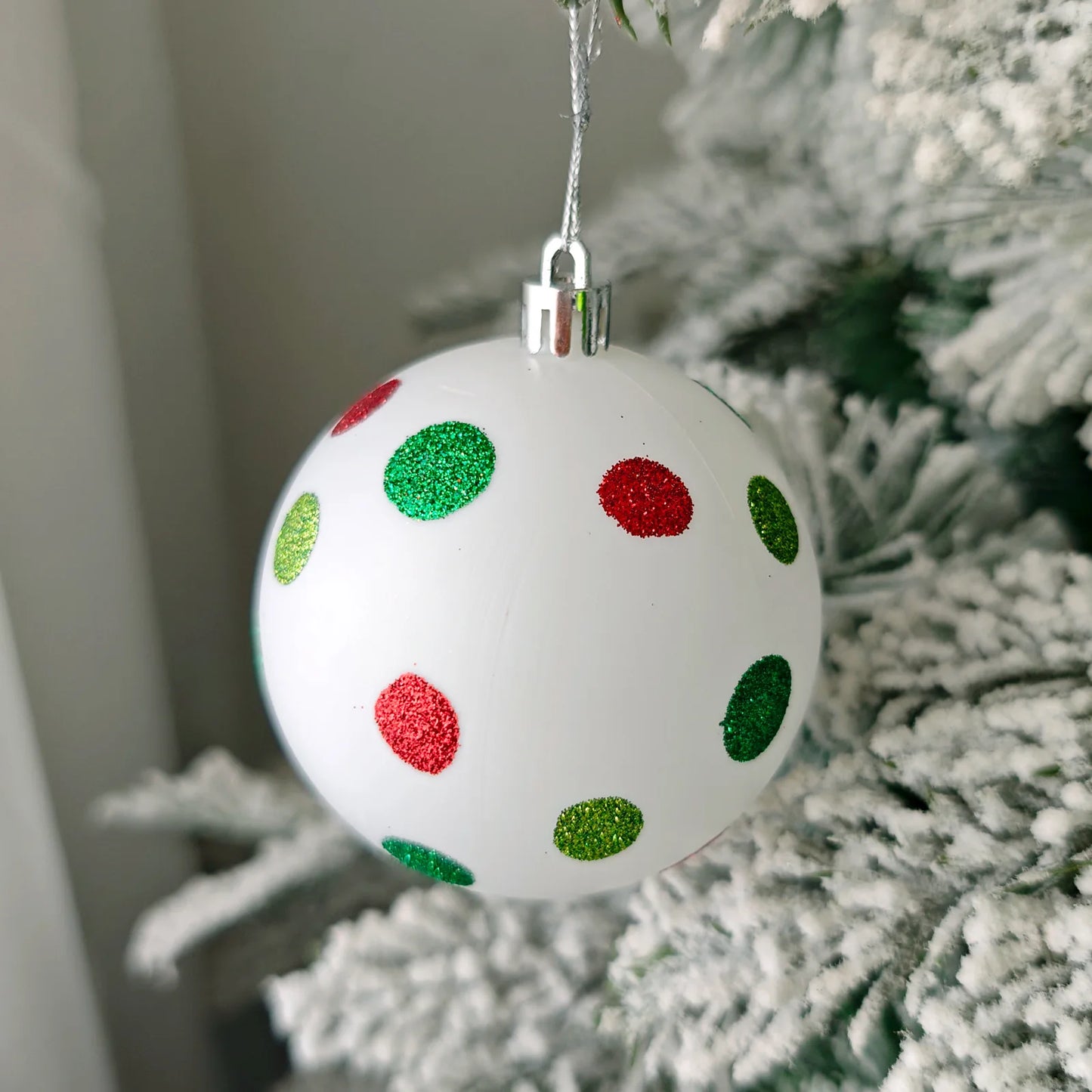 34/12/9pcs Grinch Christmas Ball Decorations
