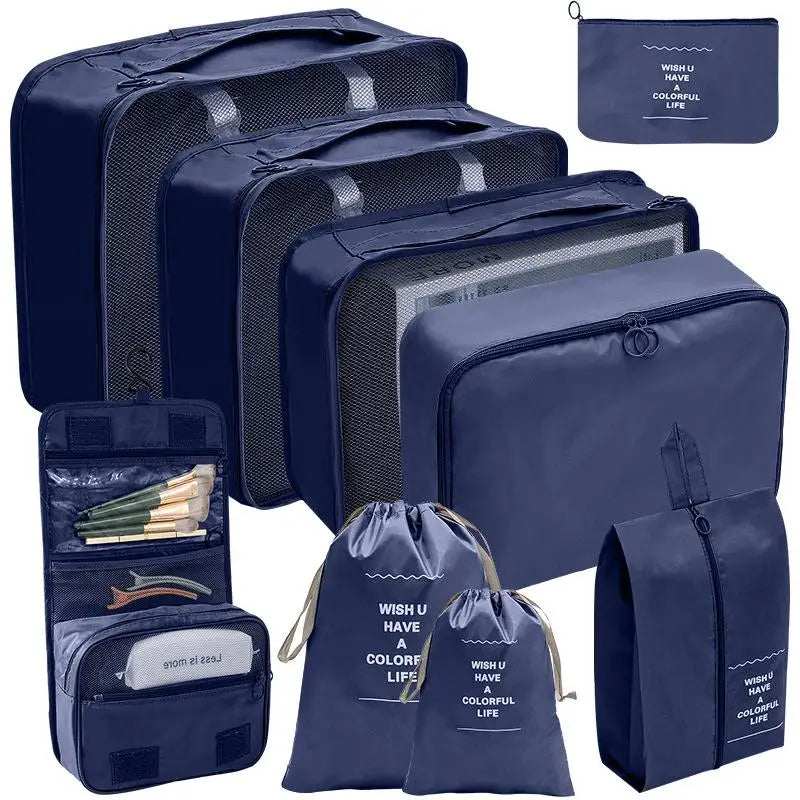 7/8/9/10 Pcs Set Travel Organizer Storage Bags