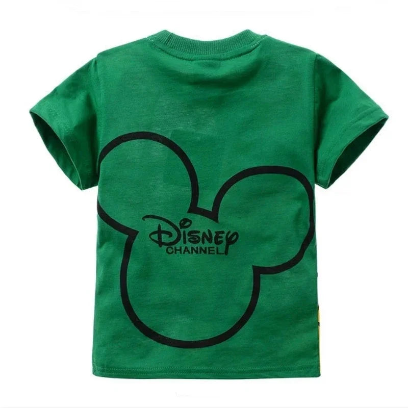 Mickey Mouse Short Sleeve T Shirt+Jeans