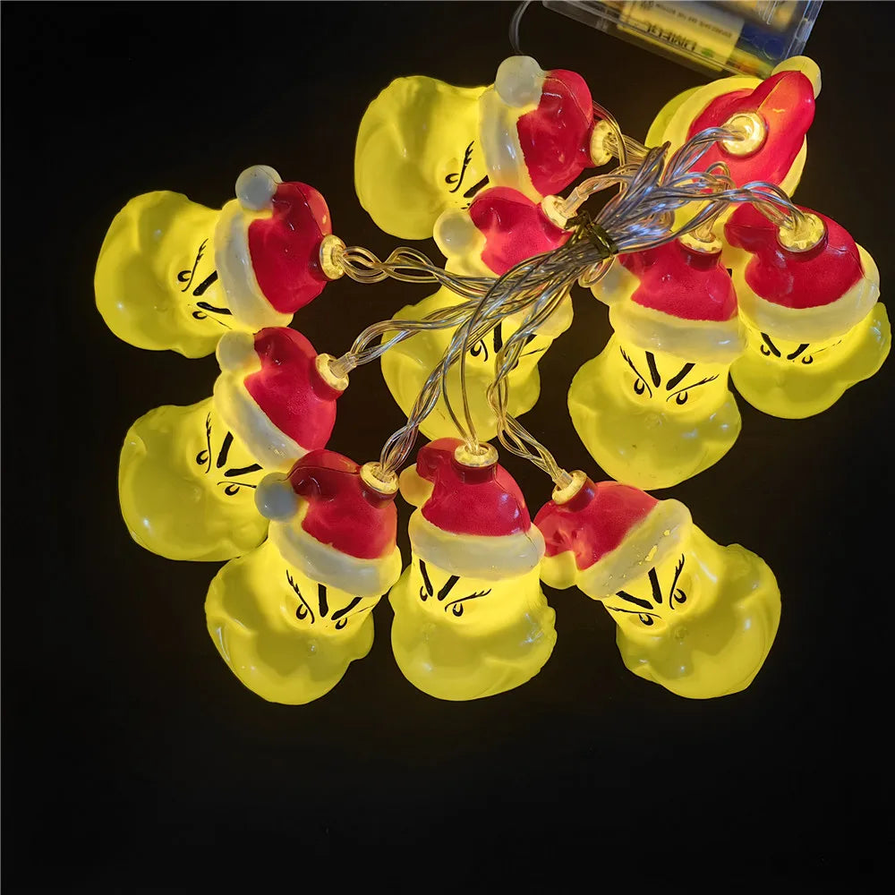 2025 Christmas LED Lights String Lights Decorations for Tree Home Garden Indoor Outdoor Beads Halloween Day Decor 704