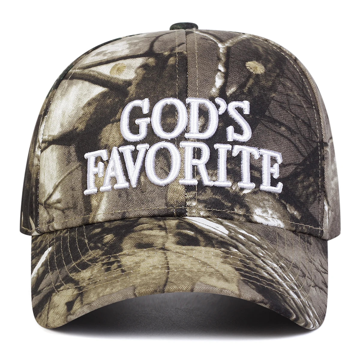 Unisex GOD'S FAVORITE Letter Embroidery Baseball Caps Outdoor Adjustable Spring and Autumn Casual Sunscreen Hat