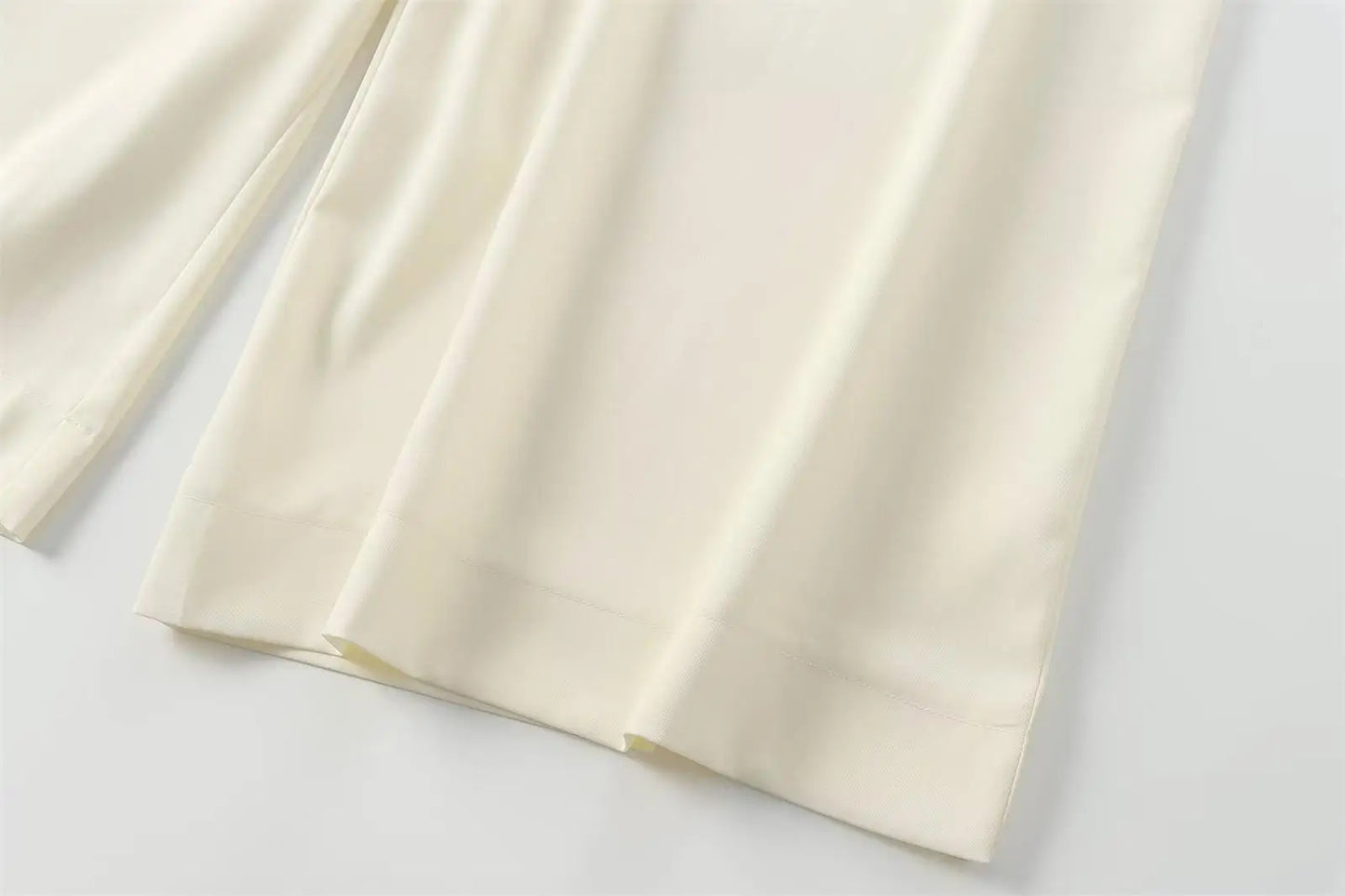 TFMLN Fashion Women's Trouser Suits Sleeveless V-Neck Top With Belt Straight Pants Sets.