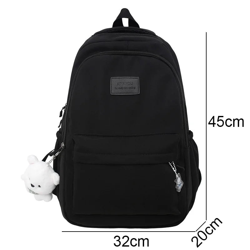 Waterproof College Backpack Trendy Women