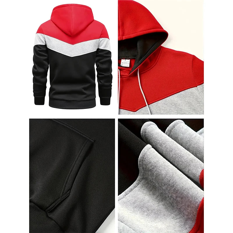 Men's Clothing Casual Sweatshirt Suit