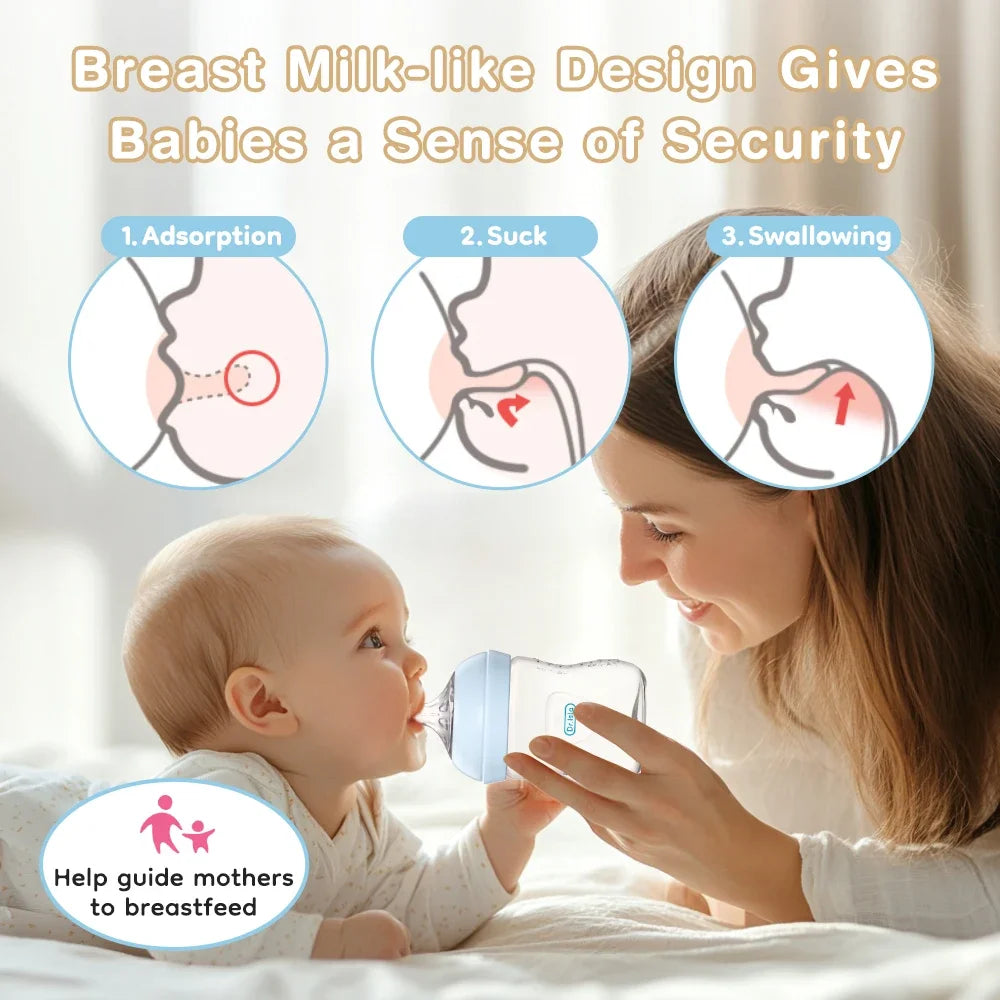 150/240/330ML Baby PP Bottle Newborn Baby Bottle with Handle Milk BottleFeeding  Baby Bottles Newborn Feeding Supplies